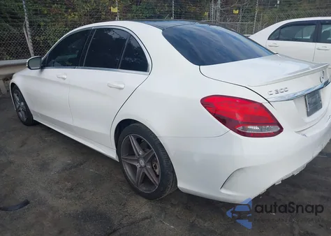 2016 Mercedes-Benz C 300 Sport from USA, damaged, VIN 55SWF4JB9GU171923